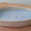 Porte savon en grès fait main en France. Eclore Provence Ceramics Studio