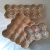 Plateaux à œufs en grès fait main en France. Eclore Provence Ceramics Studio