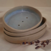 Porte savon en grès fait main en France. Eclore Provence Ceramics Studio