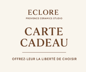 Carte cadeau ECLORE Provence Ceramics Studio